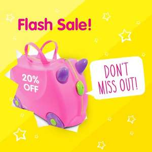 Flash Sale @ Trunki - 20% Off Whole Range - Use Discount Code FLASH20