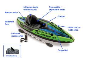 Intex Challenger K1 single kayak £49.99 plus £4.50 del @ Charles Direct