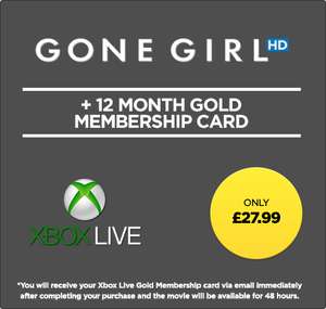 Let's be cops in HD + 12 months Xbox Gold membership £27.99 / Gone Girl in HD + 12 months Xbox Gold membership £27.99 @ Wuaki + 4 Chromecast £21.99 deals with Interstellar, Pacific Rim, Get Hard & Horrible Bosses 2