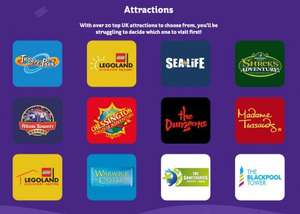 2for1 tickets at Merlin Entertainments over top 20 UK attractions with £2ish Chocolates