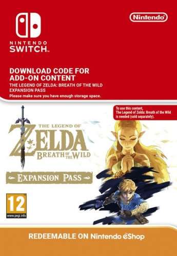 Zelda: Breath of the wild Season pass (Switch/Wii U) - £16.85 Shopto instant code
