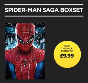 Rakuten TV (previously Wuaki) - 5 Spider-Man films to own in HD for £9.99