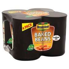 Branston Baked Beans (4x410g) Save 75p Was £2.00 Now £1.25 @ Tesco