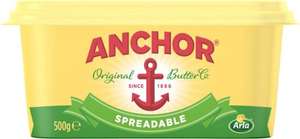 Anchor Spreadable / Anchor Lighter Spreadable / Anchor Unsalted Spreadable (500g) was £2.90 now £2.00 @ Morrisons