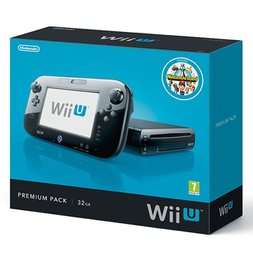 Wii U 32GB Premium Black Console (Fair Condition) with Mario Kart 8 & Super Mario 3D World - £119.99 @ GAME