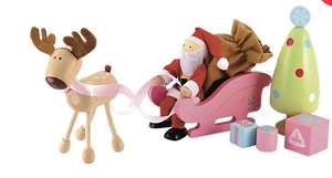Father Christmas dolls house set £3.50 elc online - Free c&c