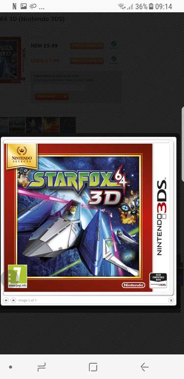 Star Fox 64 3DS - £9.99 at grainger games