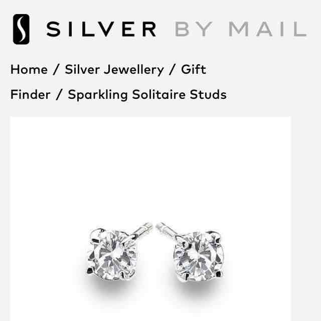 Silver By Mail Free earring just pay £3.95 postage