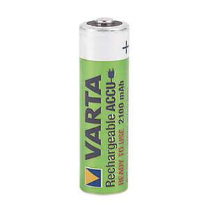 Varta Rechargeable AA 2100mah Batteries × 4  £3.49  Screwfix