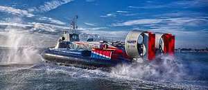 2 x Day Return to Isle of Wight via Hovercraft with Hovertravel for £12