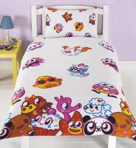 Moshi monsters single duvet cover and pillowcase £3.99 at Halfcost and free p & p if you spend £10