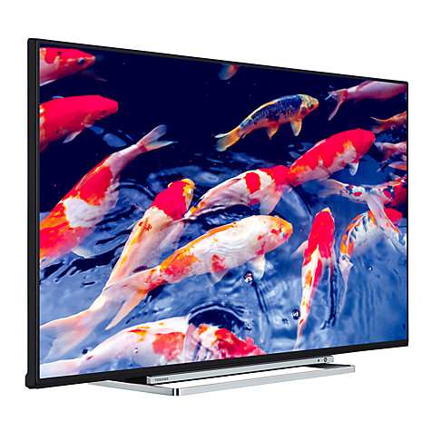 Toshiba 49U6763DB LED 4K Ultra HD Smart TV, 49" with Built-In Wi-Fi, Freeview HD & Freeview Play, Black	@ John Lewis