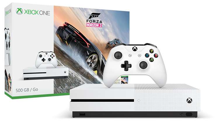 xbox one s, forza horizon 3 (dl) destiny 2, doom, fallout 4 & dishonored 2 (possibly with now tv too) only £199.99 @ Game instore