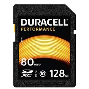 128gb SDXC card Duracell £38.78 - Duracell Direct