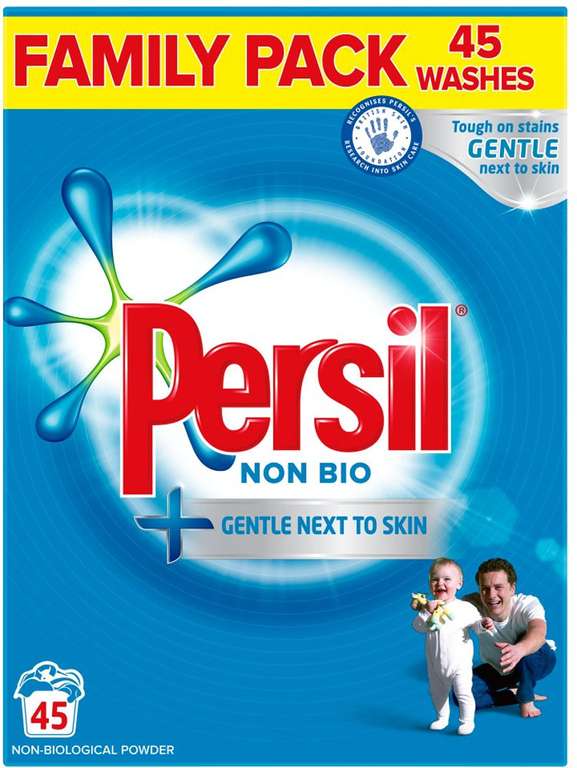 Persil Non Biological Powder - 45 Washes £4.75 @ TESCO