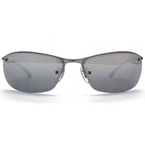 Ray-Ban Half Rim Sunglasses in Gunmetal Polarised Grey £85.90 @ Red Hot Sunglasses
