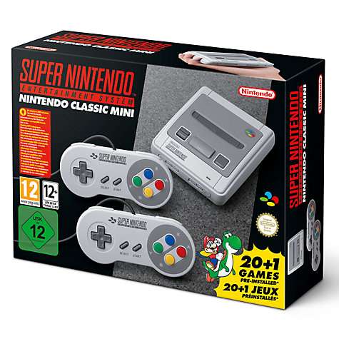 Nintendo Snes Mini will be available to order from 8 P.M Tonight £79.95 @ John Lewis