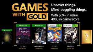 October's Games with Gold (Gone Home, The Turning Test, Rayman 3 HD, Medal of Honor Airborne)