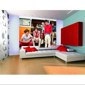 1 WALL Official One Direction Campervan Wall Mural 1D £1.00 + £6.95 delivery - ilovewallpaper