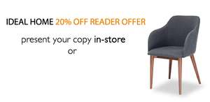 20% off Dwell furniture. Works on sale items