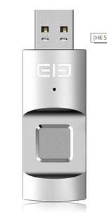 Elephone ELE Secret 64GB Fingerprint Encryption USB 2.0 Flash Drive Waterproof Metal U Disk - Silver £15.59 @ Geekbuying