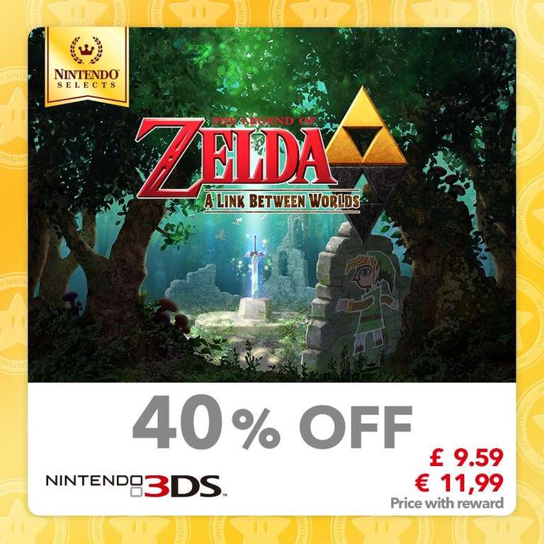 Zelda: A Link Between Worlds
[3DS] [60 Gold Points] @ Mynintendo