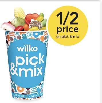 Wilko half price pic-n-mix back instores 27th Oct