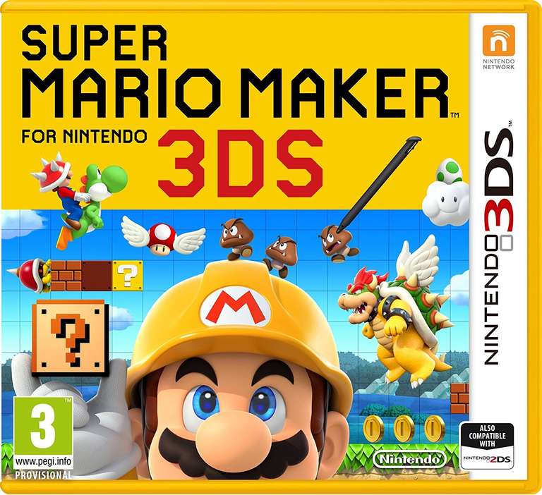 Super Mario Maker 3DS £18.99 @ Base