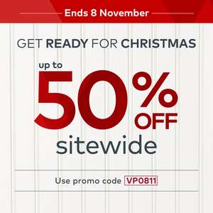 Vistaprint up to 50% off sitewide on personalised Christmas gifts, starting from £3.67