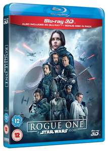 Rogue One: A Star Wars Story (3D Edition with 2D Edition) [Blu-ray] £8.99 with code @ zoom