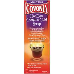 Covonia Hot Dose Cough & Cold Syrup 150ml £7.58 delivered @ Chemist.net