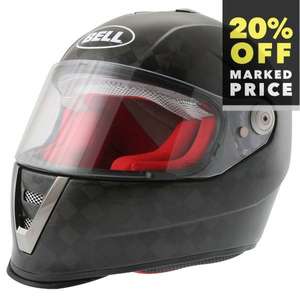 Bell M6 carbon full face motorcycle helmet £319.99 @ JS