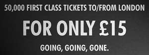 East Midlands Trains Black Friday First class fares £15 enter EMTBF15D
