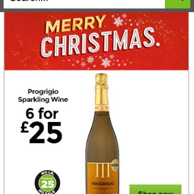 heads up! 6 x Prosecco for £25 in Asda  (Online & instore)