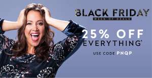 25% off everything at Curvissa excludes sale items