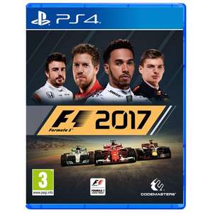 Formula 1 2017 PS4 - £34.99 & free delivery @ Smyths Toys
