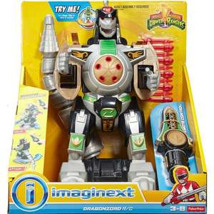 Imaginext Power Rangers Green Ranger & Dragonzord Remote Control - £24.99 Half price - Smyths