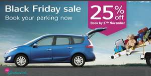 Black Friday 25% off Gatwick Parking -