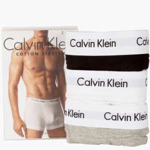 Calvin Klein Boxers - 3 Pack - Grey/White/Black - £20 at  slaters