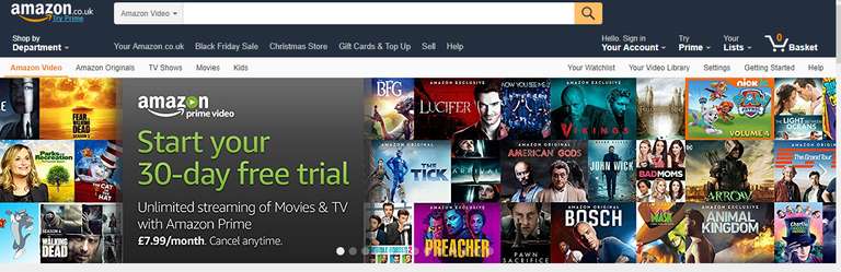 Free Amazon Movie Rental worth £4.49 (Select accounts only)