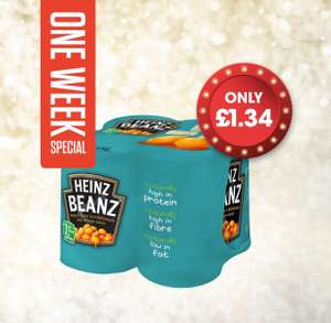 Heinz baked beanz 4 x 415g only £1.34 @ centra Northern Ireland