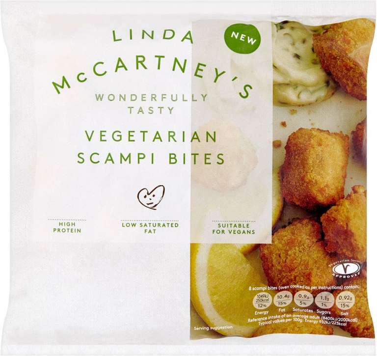 Linda McCartney Vegetarian Style Bites (250g) One pack for £3.00 now 3 packs for £5.00 at Tesco