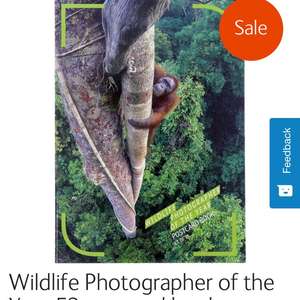 Natural History Postcard Book - Wildlife Photographer of the year £4