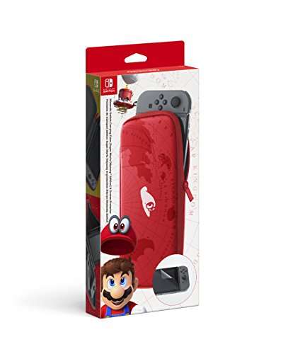 Nintendo Switch Carry Case Plus Screen Protector Accessory Set - Super Mario Odyssey £12.95  (Prime) / £16.94 (non Prime) at Amazon