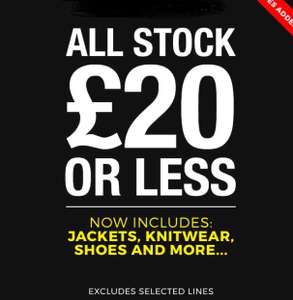 Blue Inc sale - all stock £20 or less