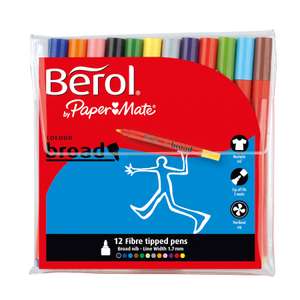 Berol broad/ fine felt tip pens. £3.59 Free delivery!!  @ TTS