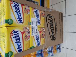 Weetabix 36 pk £1.49 each or 2 for £2.50 in Key Store