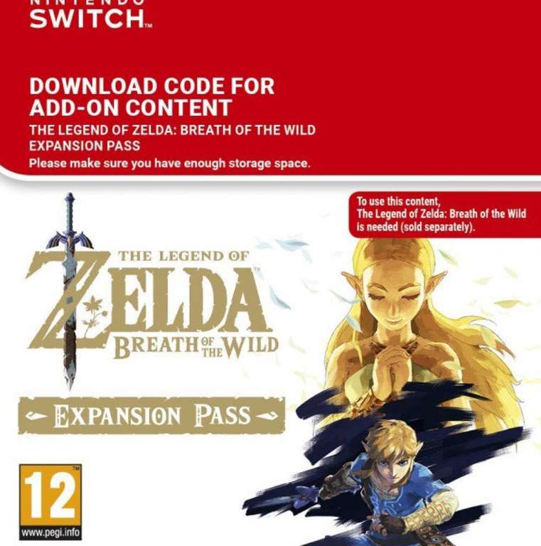 Zelda Expansion Pass for Switch - £16.19 @ CDkeys
