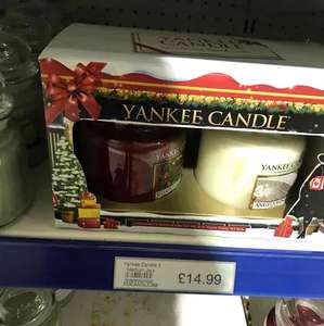 2x medium Yankee candle jars £14.99 at buyology instore