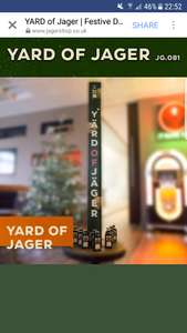 Yard of Jager £9.99 + £6.54 P&P @ Jager Shop